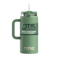 thumbnail image 1 of RTIC Road Trip 64 oz Leak-Resistant Straw Lid Ceramic Lined Tumbler, Beach, 1 of 8