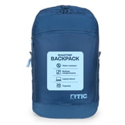 RTIC Road Trip Backpack, Water Resistant, Mesh Back Panel, 20 Liters, Navy & Denim