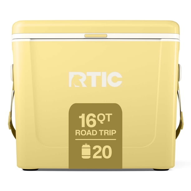 RTIC 16 QT Hard-Sided Ice Chest Cooler, Fits 20 Cans, Road Trip