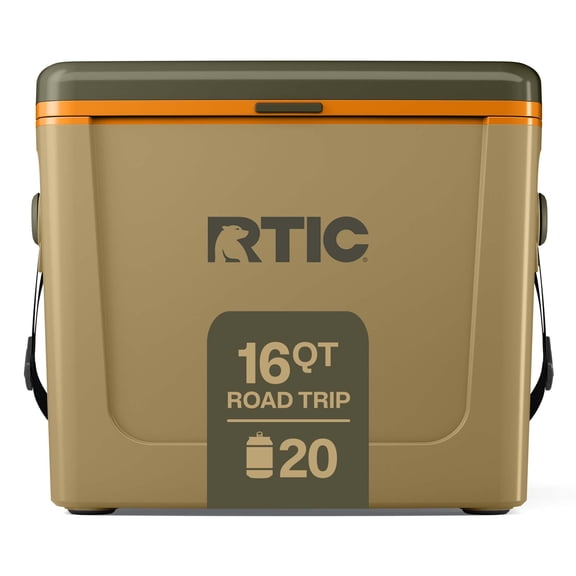 RTIC 16 QT Hard-Sided Ice Chest Cooler, Fits 20 Cans, Road Trip, Trailblazer