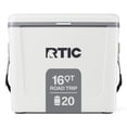 thumbnail image 1 of RTIC 16 Qt 20-Can Road Trip Ice Chest Cooler, White & Grey, 1 of 8