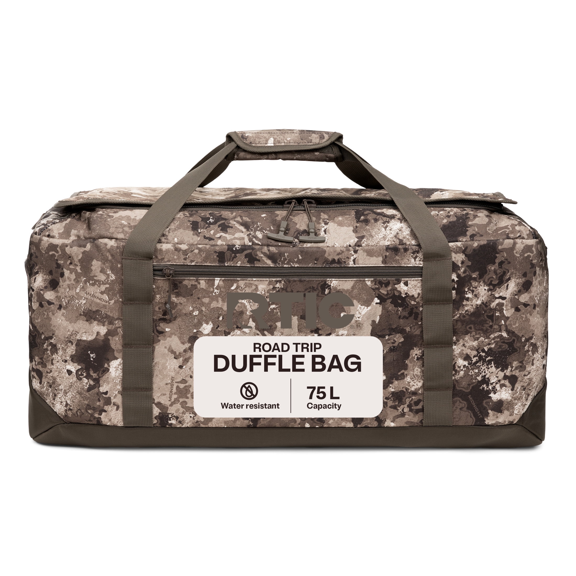 RTIC Road Trip Duffle Bag, Large, Water Resistant, Durable Fabric