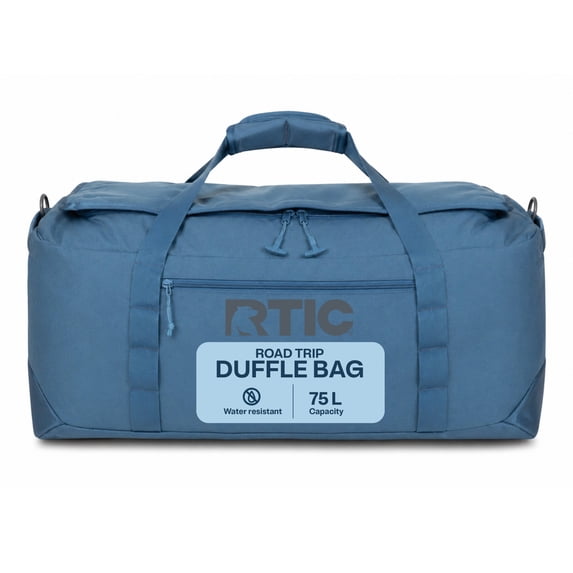 RTIC Road Trip Duffle Bag, Large, Water Resistant, Durable Fabric, Storm