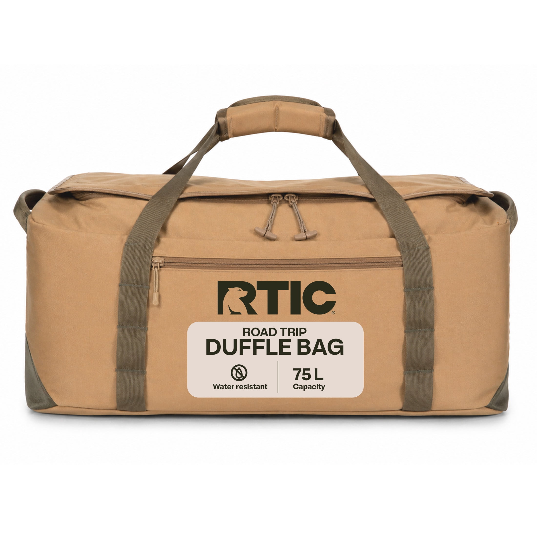 RTIC Large Duffel Bag, Water-Resistant, for Men/Women, Travel, Gym
