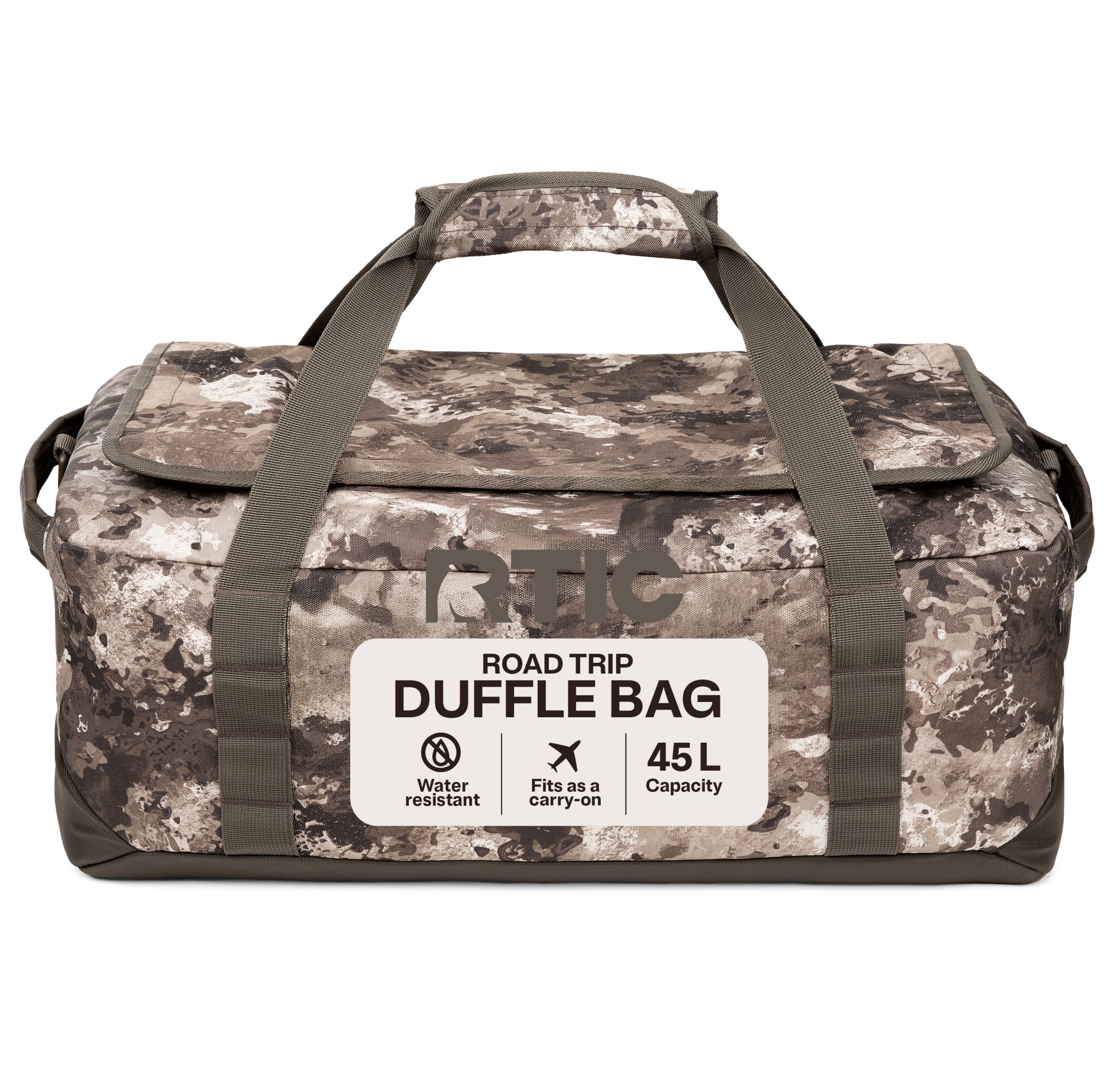 RTIC Road Trip Duffle Bag, Medium, Water Resistant, Durable Fabric