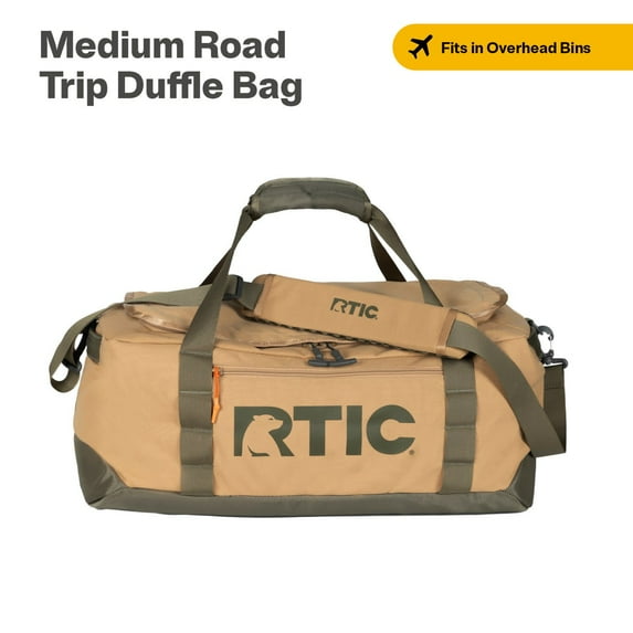 RTIC Road Trip Duffle Bag, Medium, Water Resistant, Durable Fabric, Trailblazer