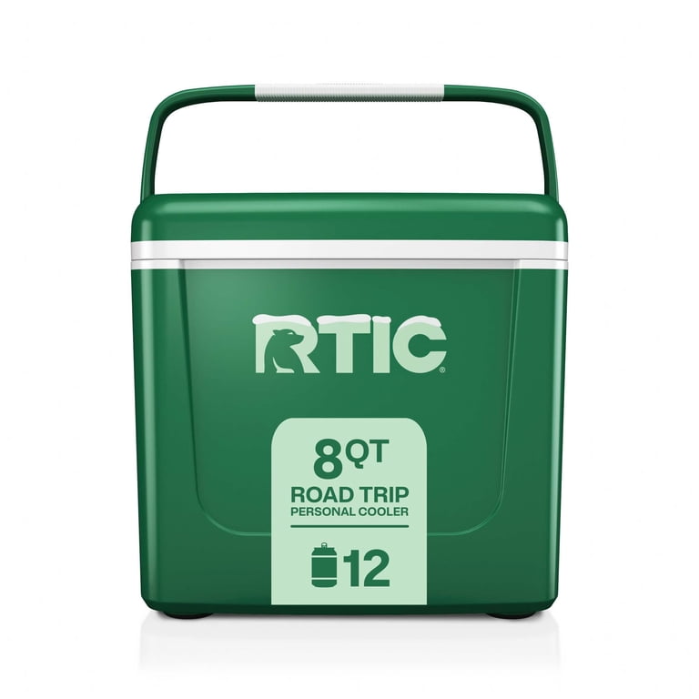 RTIC 8 QT Hard-Sided Personal Cooler, Fits 12 Cans, Road Trip