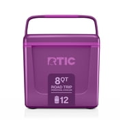 RTIC 8 Qt 12-Can Road Trip Ice Chest Cooler, Berry Jam