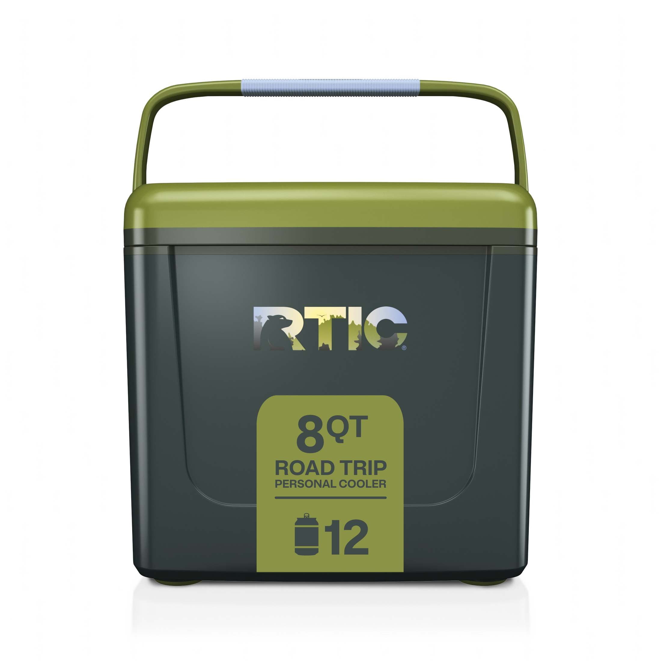 RTIC Road Trip Personal Cooler, 8 QT, 12 Can Hard-Sided Cooler
