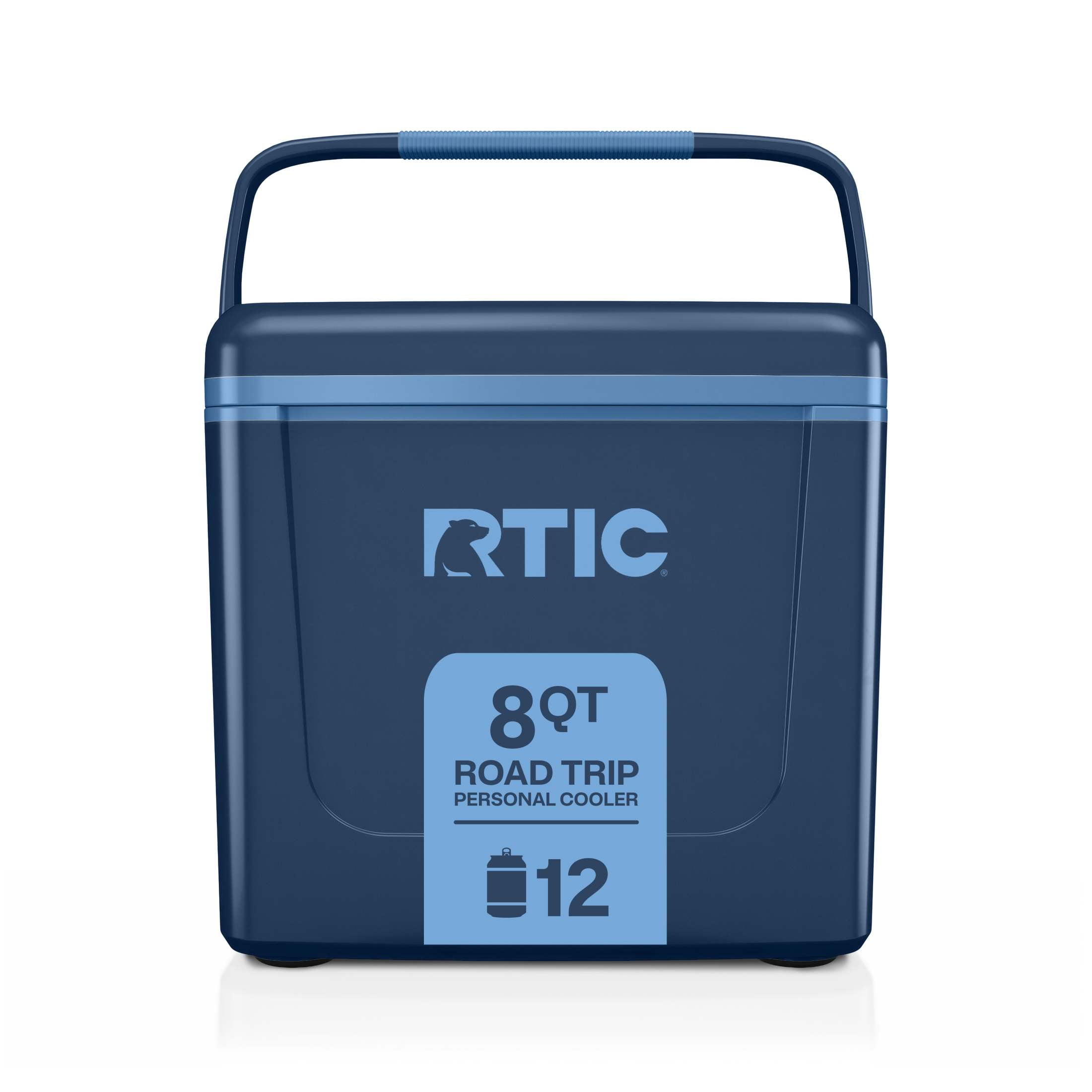 RTIC 8 QT Hard-Sided Personal Cooler, Fits 12 Cans, Road Trip