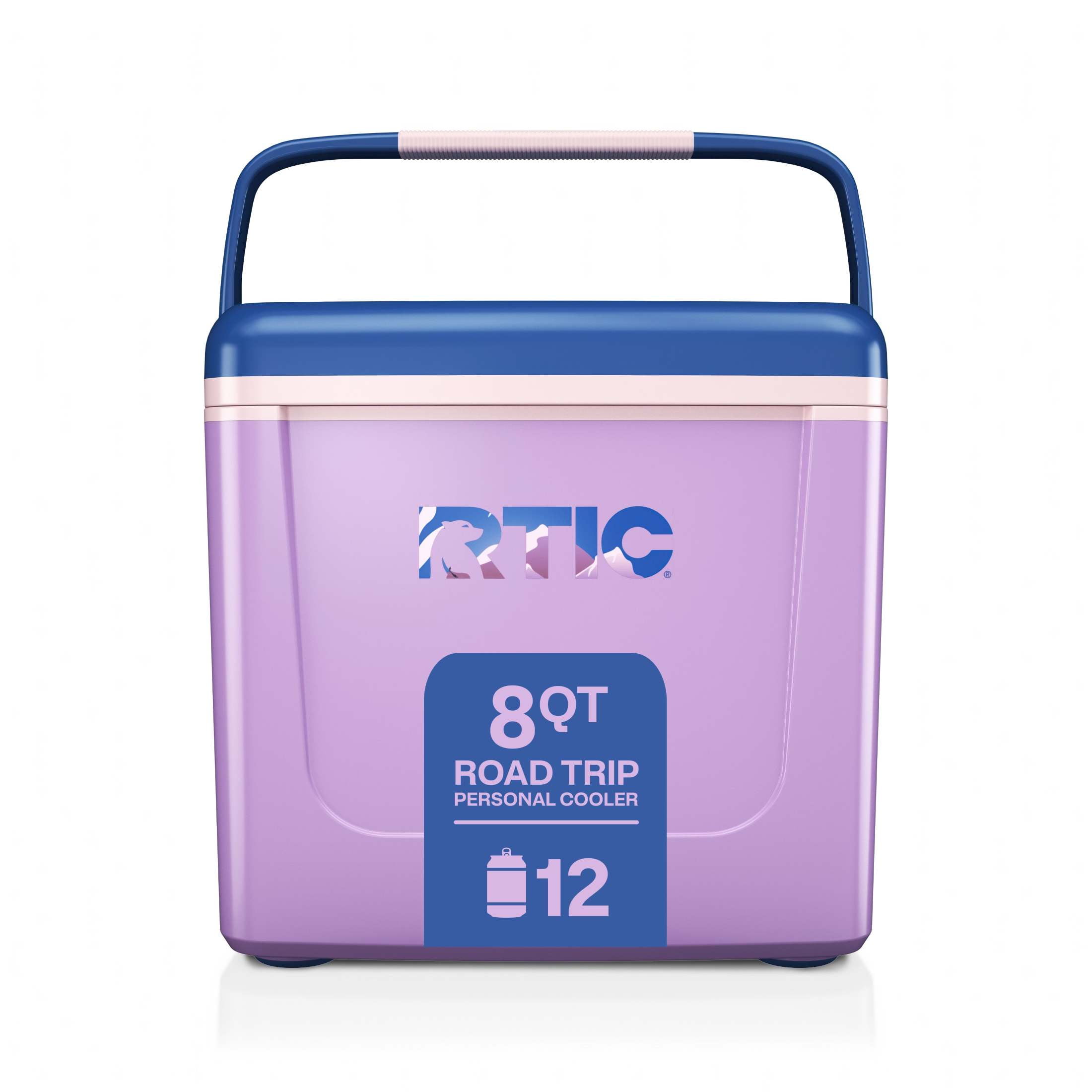RTIC Road Trip Personal Cooler, 8 QT, 12 Can Hard-Sided Cooler