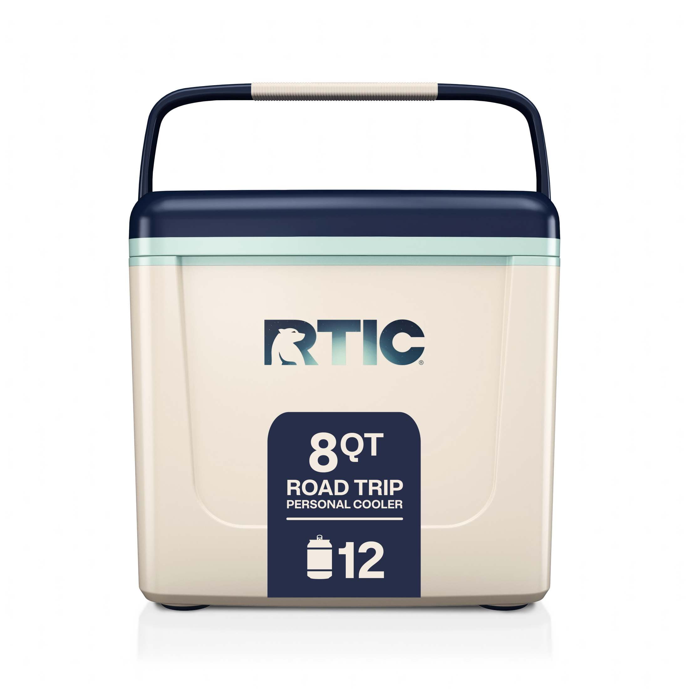 RTIC 8 QT Hard-Sided Personal Cooler, Fits 12 Cans, Road Trip