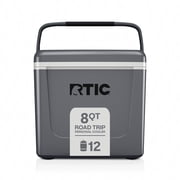 RTIC 8 Qt 12-Can Road Trip Ice Chest Cooler, Grey