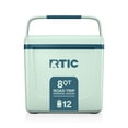 thumbnail image 1 of RTIC 8 Qt 12-Can Road Trip Ice Chest Cooler, Fresh Mint/Marine, 1 of 9