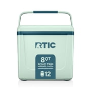 RTIC 8 Qt 12-Can Road Trip Ice Chest Cooler, Fresh Mint/Marine