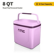 RTIC Road Trip Personal Cooler, 8 QT, 12 Can Hard-Sided Cooler,  Lavender/Plum