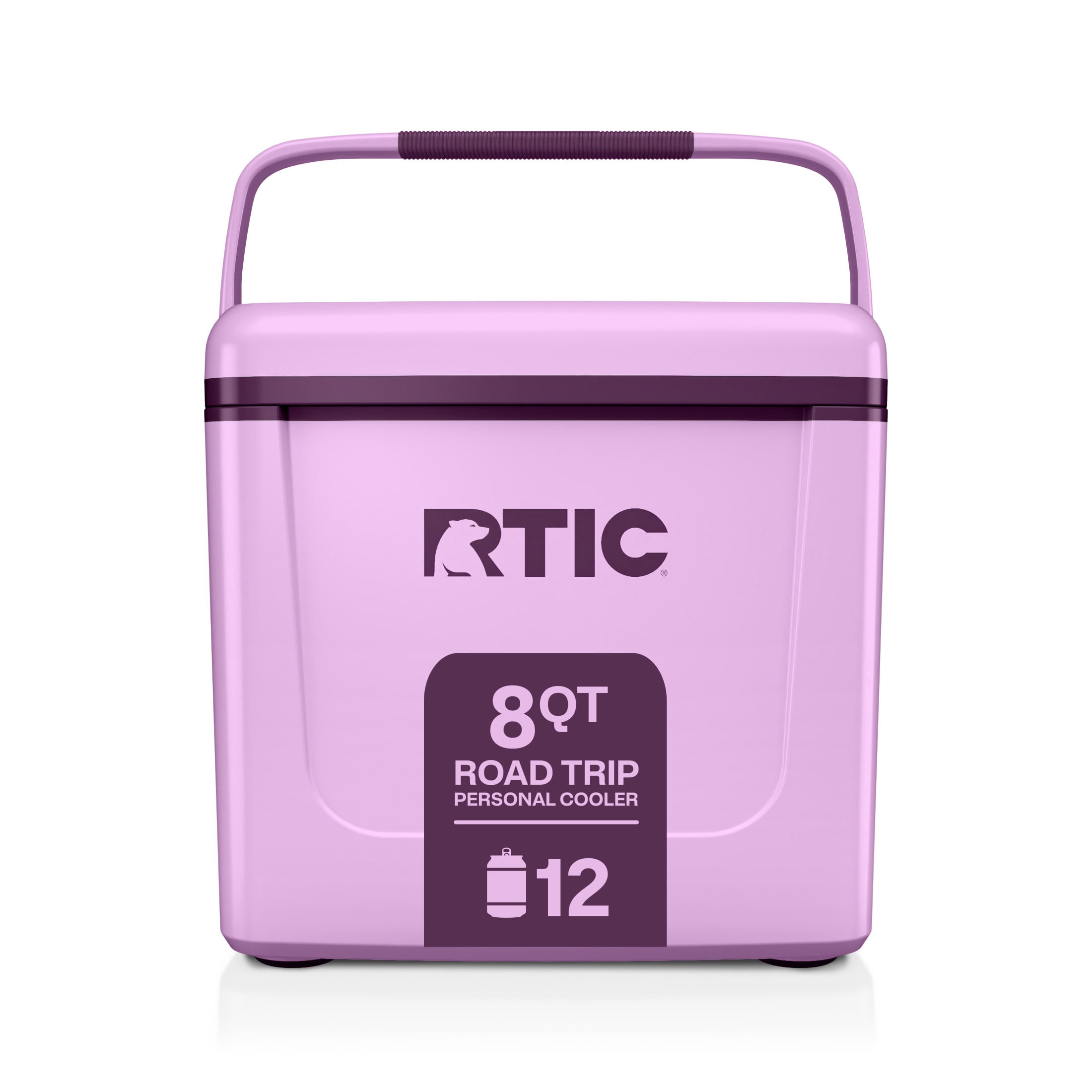 RTIC, Hard-Sided Personal Cooler, 8 QT, Fits 12 Cans Lavender/Plum