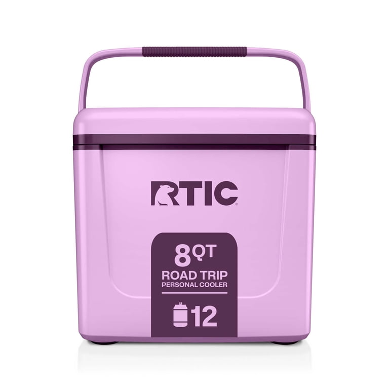 RTIC, Hard-Sided Personal Cooler, 8 QT, Fits 12 Cans Lavender/Plum