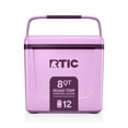 thumbnail image 1 of RTIC 8 QT, 12 Can Ice Chest Cooler Hard-Sided, Lavender & Plum, Road Trip Personal Cooler, 1 of 9