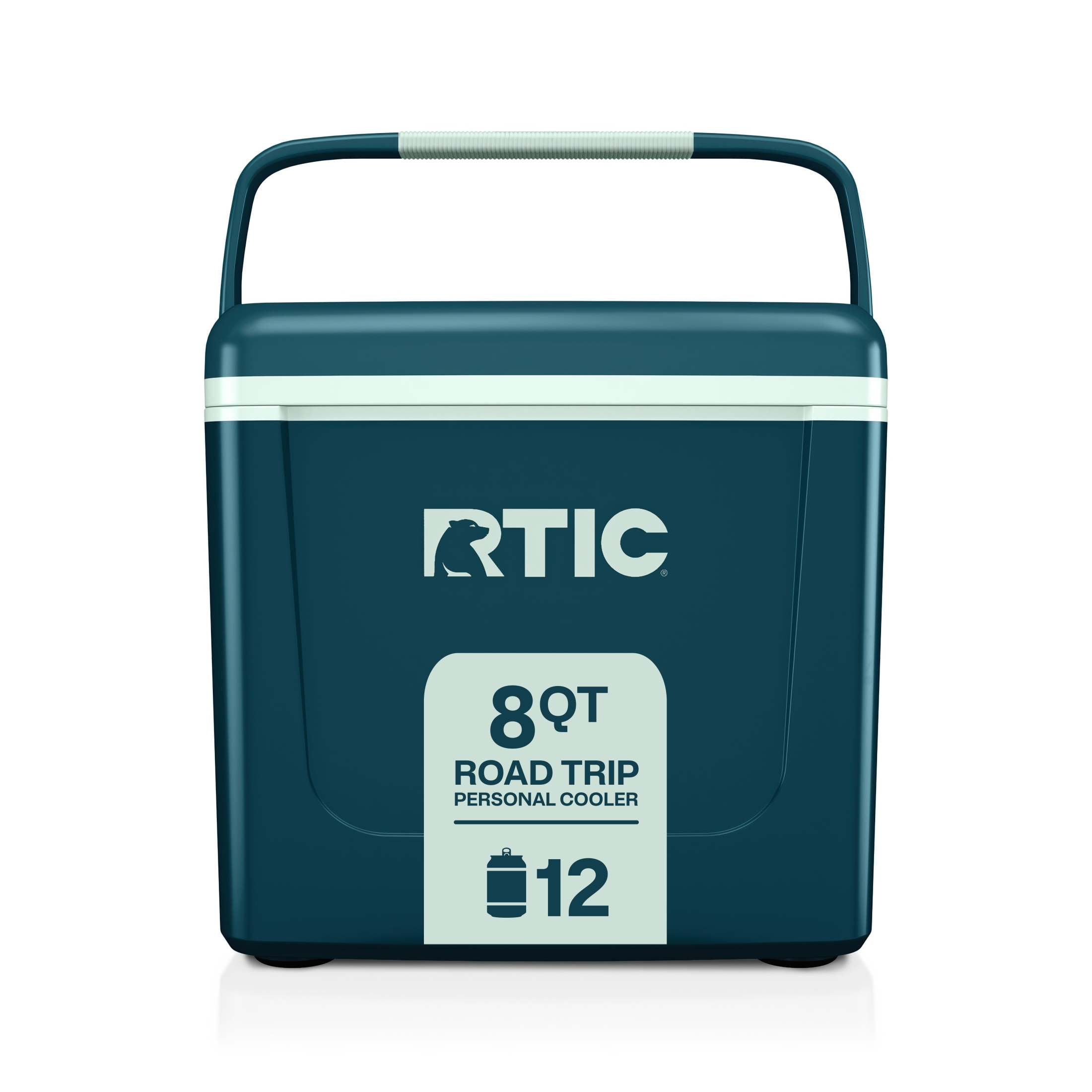 RTIC Road Trip Personal Cooler, 8 QT, 12 Can Hard-Sided Cooler