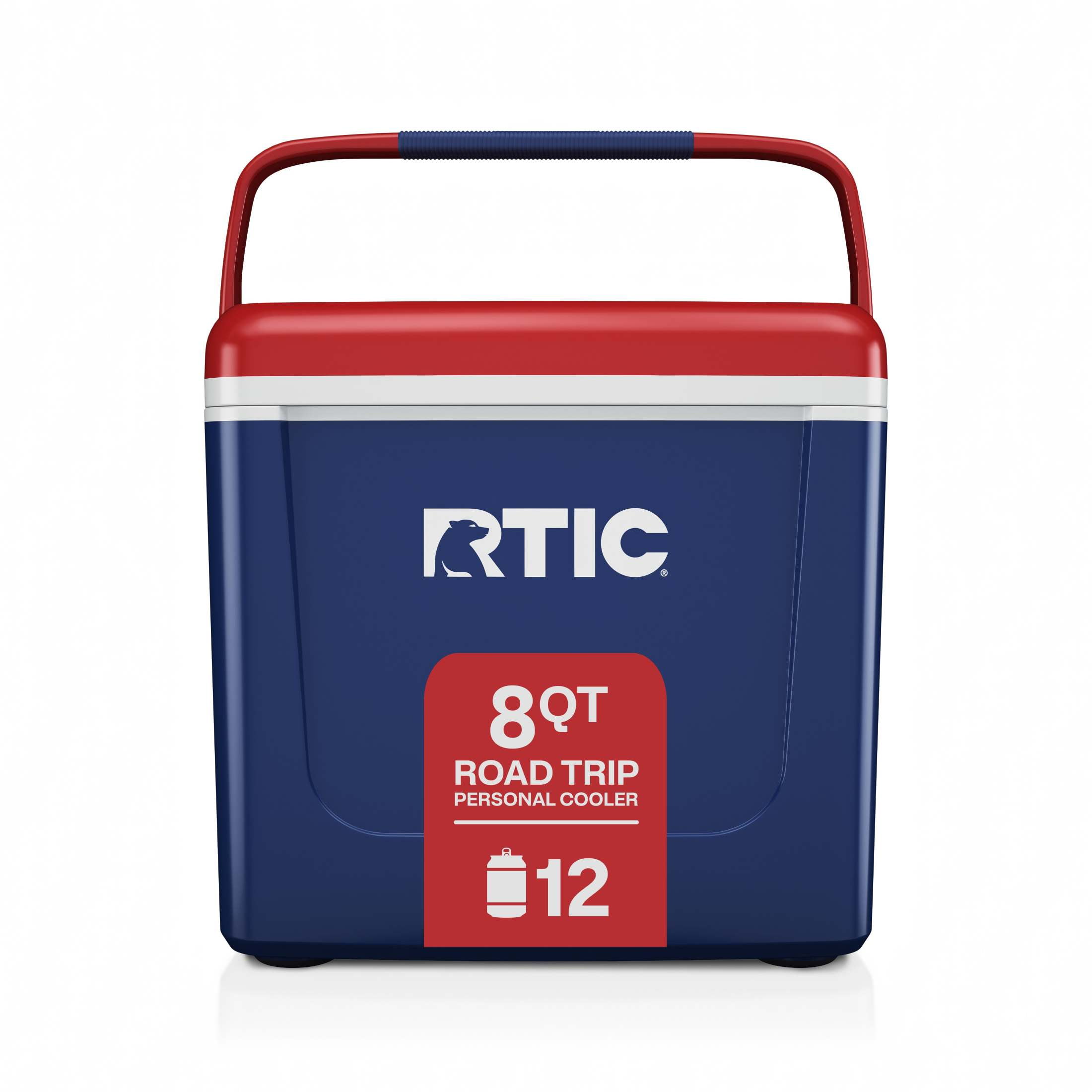 RTIC Road Trip Personal Cooler, 8 QT, 12 Can Hard-Sided Cooler