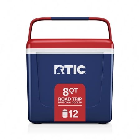 RTIC 8 Qt 12-Can Road Trip Ice Chest Cooler, Patriot