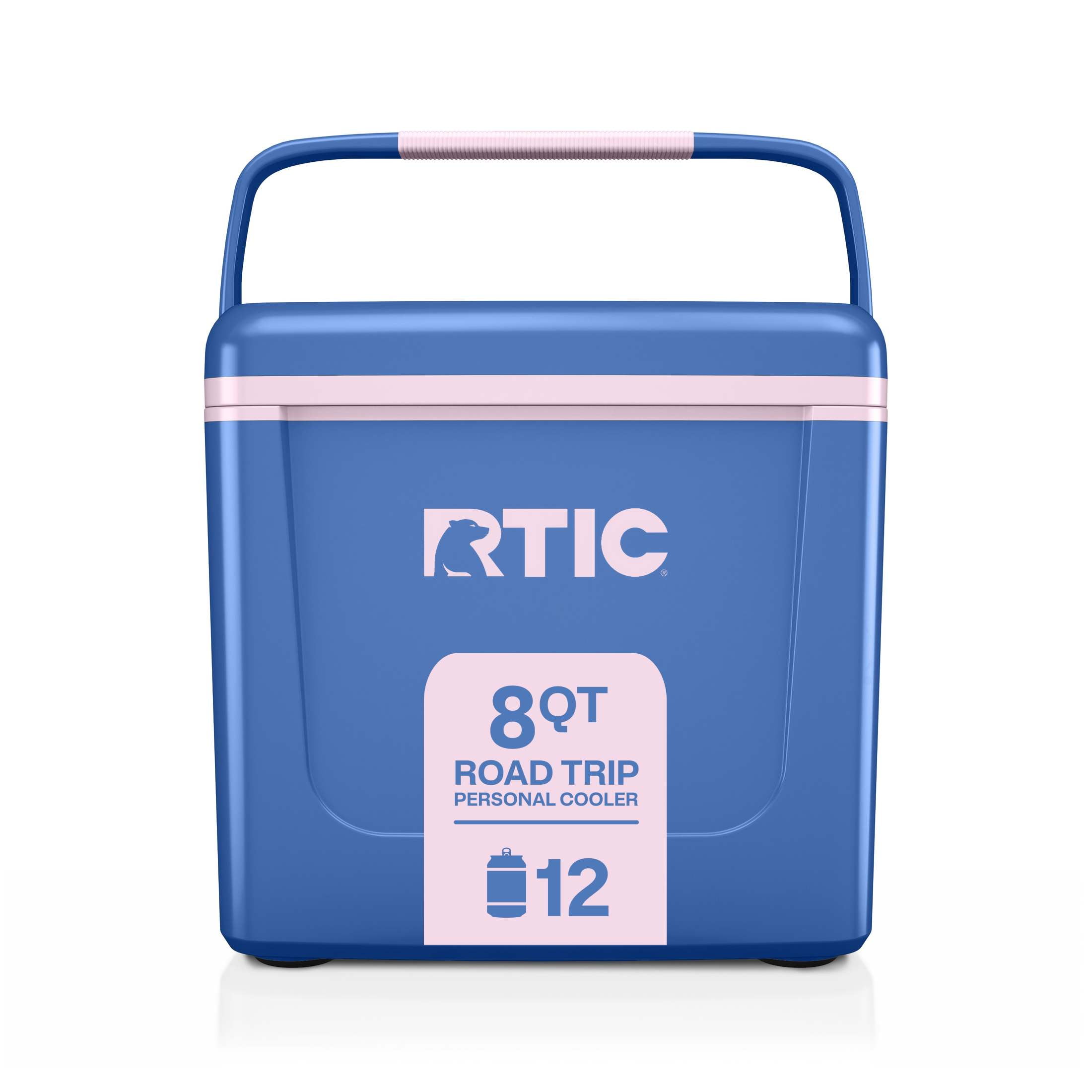 RTIC 8 QT Hard-Sided Personal Cooler, Fits 12 Cans, Road Trip