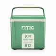 thumbnail image 1 of RTIC 8 QT Hard-Sided Personal Cooler, Fits 12 Cans, Road Trip, Sage/Beach, 1 of 9
