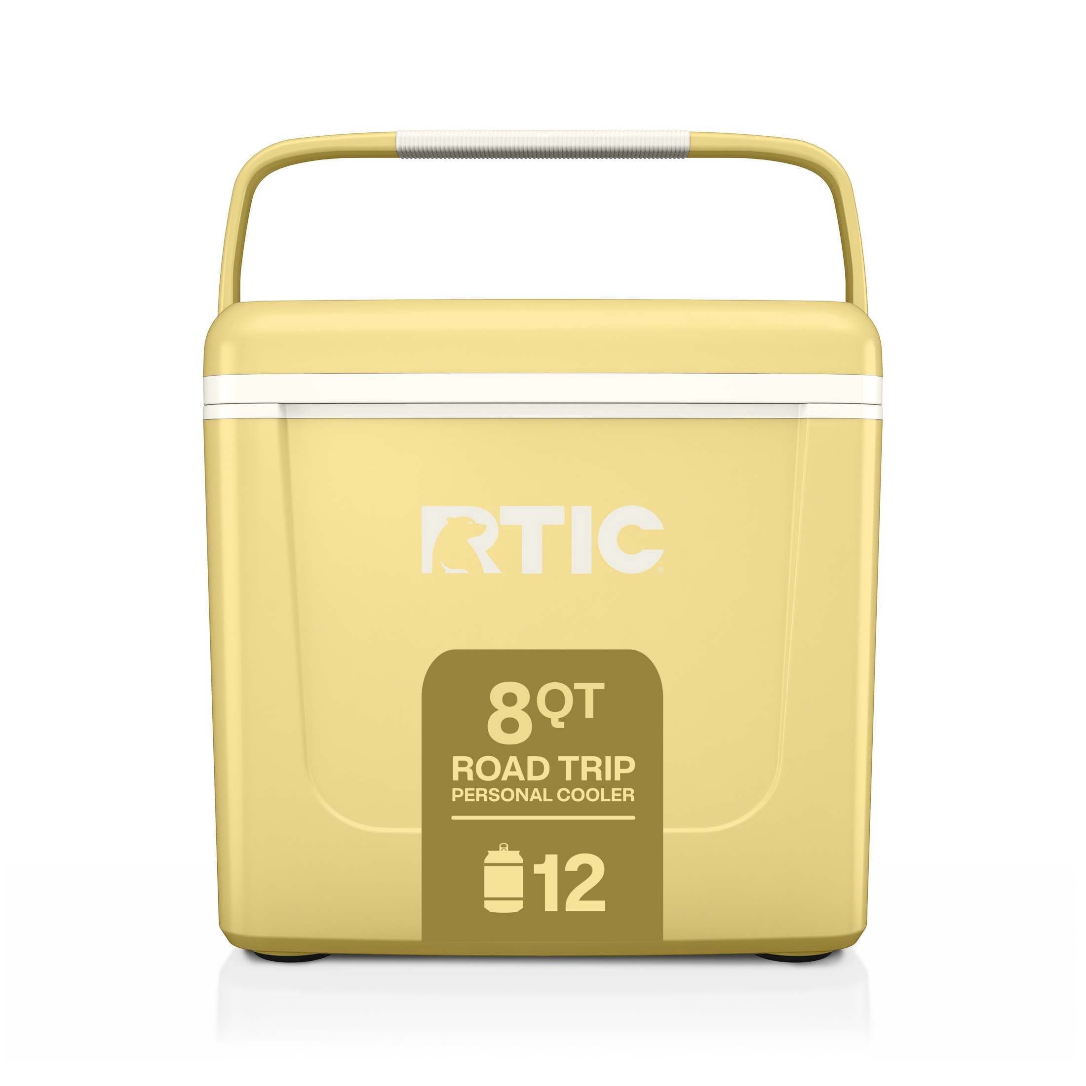 RTIC 8 QT Hard-Sided Personal Cooler, Fits 12 Cans, Road Trip