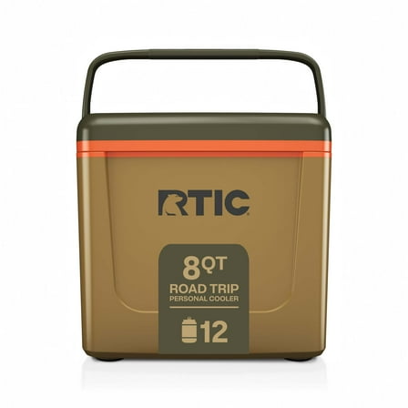 RTIC 8 QT, 12 Can Ice Chest Cooler Hard-Sided, Trailblazer, Road Trip Personal Cooler