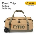 thumbnail image 1 of RTIC Road Trip Rolling Duffle Bag, Medium, Water-Resistant and Wheeled, Trailblazer, 1 of 4