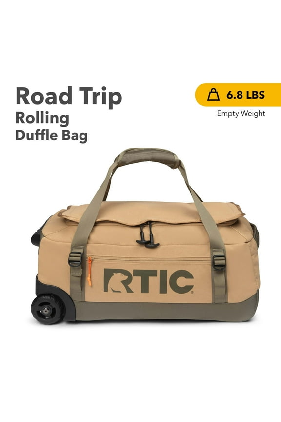 Road Trip Rolling Duffle Bag, Medium, Water-Resistant and Wheeled, Trailblazer