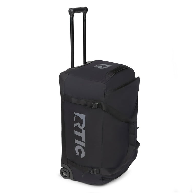 RTIC Road Trip Rolling Duffle Bag, Large, Water Resistant and Wheeled, Black RTIC Road Trip Rolling Duffle Bag, Large, Water Resistant and Wheeled, Black