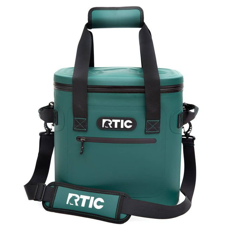 RTIC Soft Cooler Insulated Bag Portable Ice Chest Box for Lunch, Beach,  Drink, Beverage, Travel, Camping, Picnic, Car, Leak-Proof with Zipper