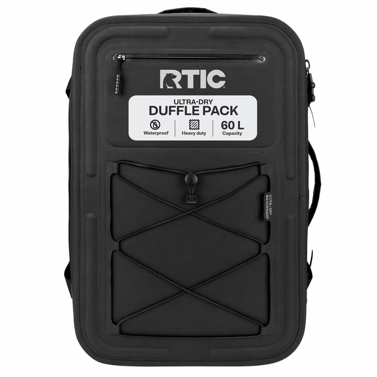 RTIC Ultra-Dry Duffle Pack, Waterproof, Convertible Shoulder