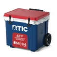 thumbnail image 1 of RTIC Ultra-Light 42 Qt Wheeled Hard-Sided Ice Chest Cooler, Fits 56 Cans, Patriot, 1 of 9