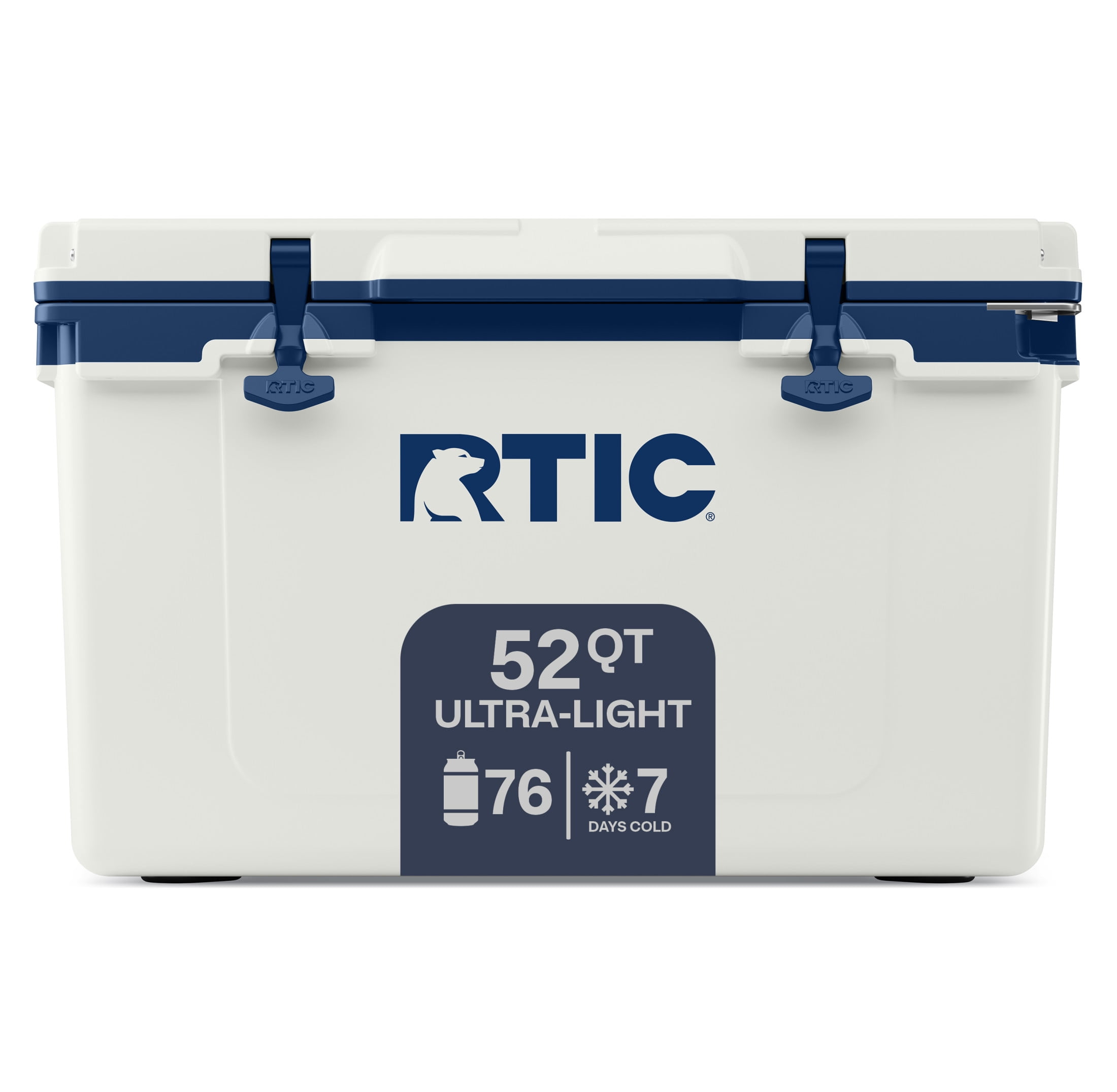 RTIC Ultra-Light 52 Qt Hard-Sided Ice Chest Cooler, Fits 76 Cans