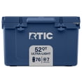 thumbnail image 1 of RTIC Ultra-Light 52 Qt Hard-Sided Ice Chest Cooler, Fits 76 Cans, Navy, 1 of 7