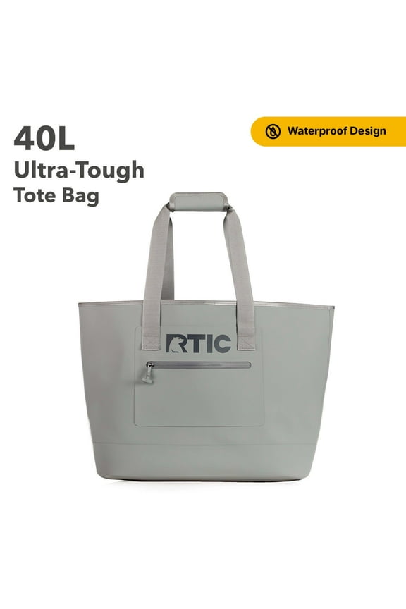 Ultra-Tough Tote Bag, 40 Ltr Fully Waterproof Bag, Granite