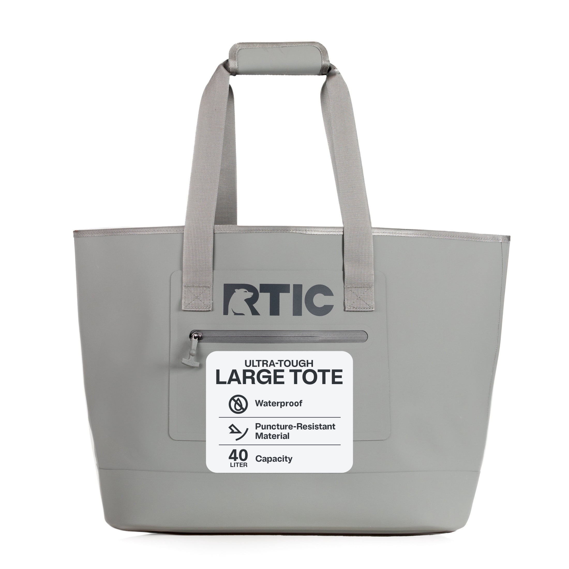 RTIC Ultra-Tough Tote Bag, 40L Waterproof Dry Pack, Durable Seams