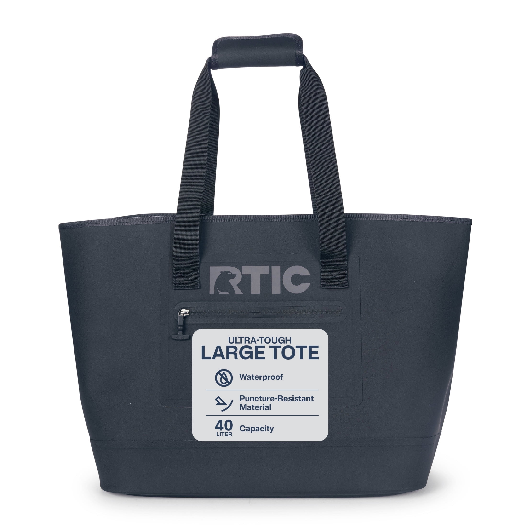 RTIC Ultra-Tough Tote Bag, 40 Ltr Fully Waterproof Bag, Navy