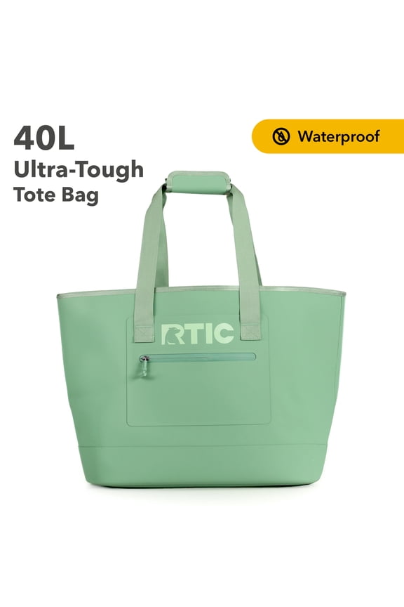 Ultra-Tough Tote Bag, 40 Ltr Fully Waterproof Bag, Sage