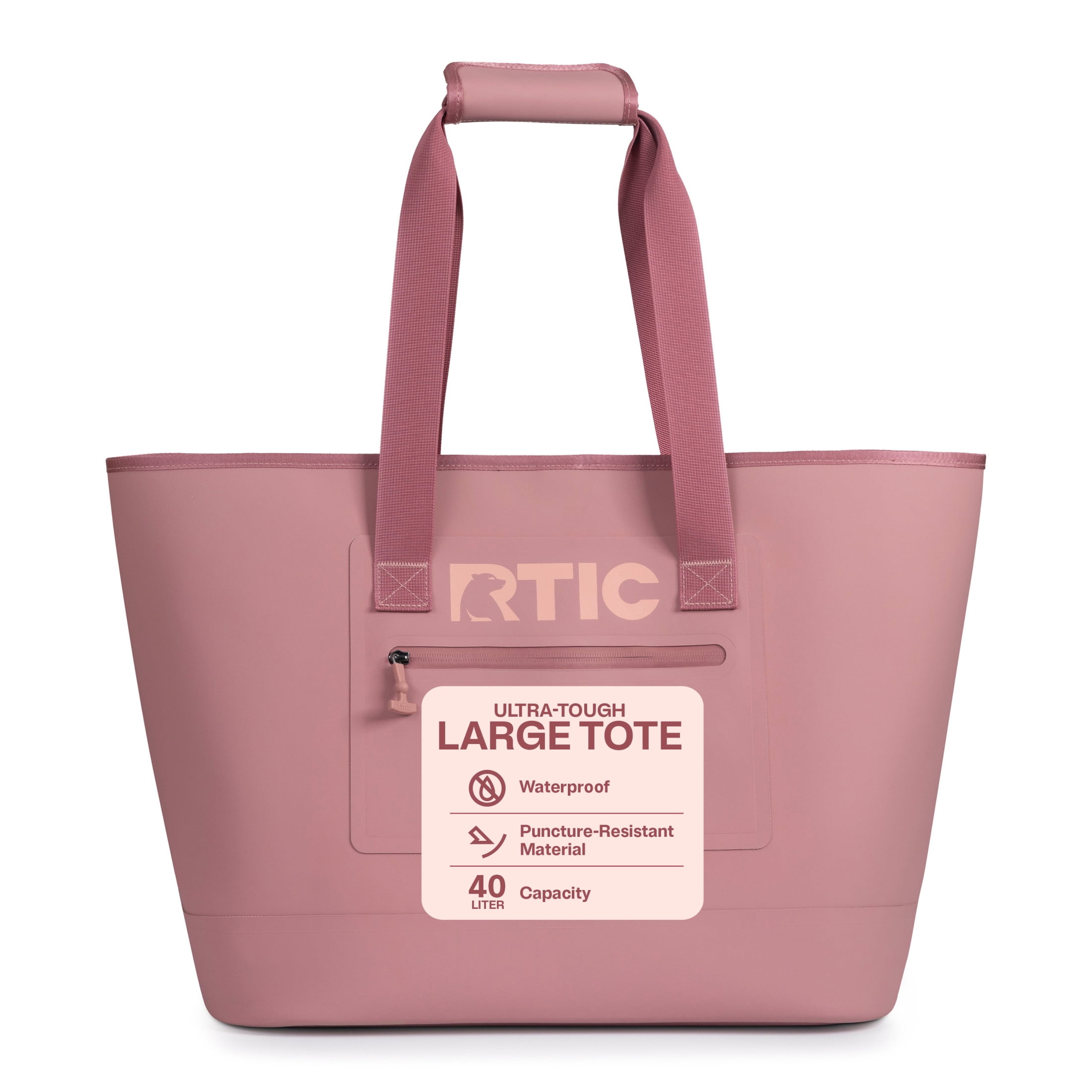 RTIC Ultra-Tough Tote Bag, 40L Waterproof Dry Pack, Durable Seams
