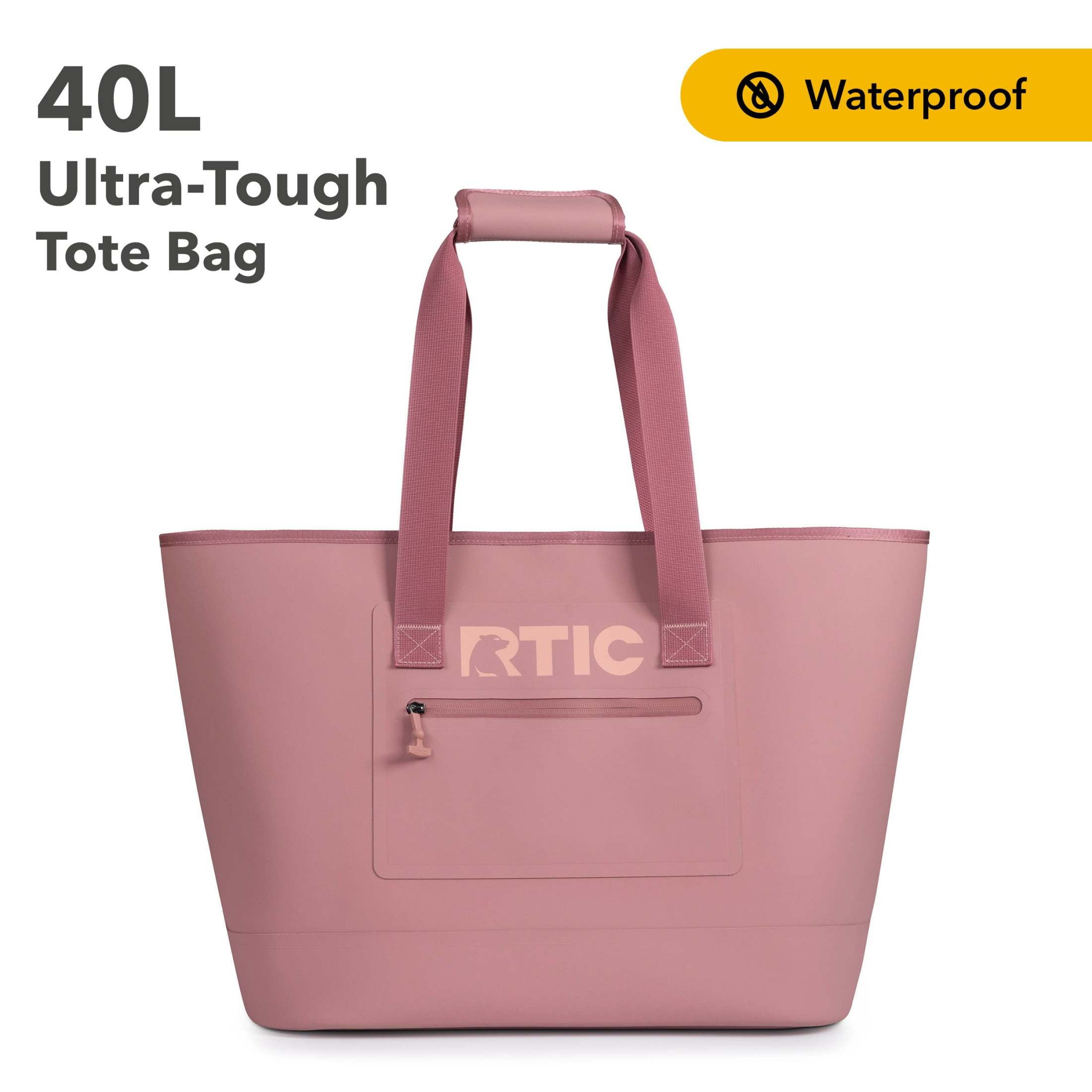 RTIC Ultra-Tough Tote Bag, 40L Waterproof Dry Pack, Durable Seams