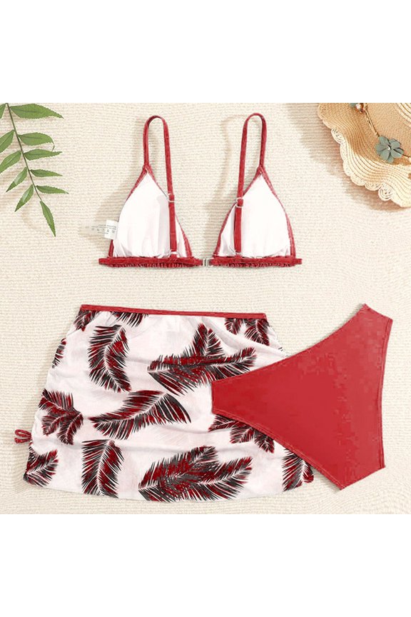 Toddler Swimsuit Girl 3 Piece Mesh Cover Up Bikini Set For Teens Summer Beach Vacation Swimwear Beachwear Bathing Suit