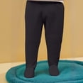 thumbnail image 1 of RTKFRFLM Baby Footed Sleep Pants Elastic Waist Solid Color Cotton Trousers Red 9-12 Months, 1 of 3