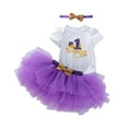 thumbnail image 1 of RTKFRFLM Baby Girls 2 Piece Outfits Set Tutu Dress And Top Birthday Party Clothes Infant Toddler Cute Outfits Clothes Sets,Size 0-3 Months, 1 of 2