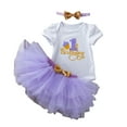 thumbnail image 1 of RTKFRFLM Baby Girls 2 Piece Outfits Set Tutu Dress And Top Birthday Party Clothes Infant Toddler Cute Outfits Clothes Sets,Size 18-24 Months, 1 of 2