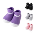 thumbnail image 1 of RTKFRFLM Baby Gripper Socks Shoes Non- Knit Mesh First Walkers for Toddlers Grey 6-12Months, 1 of 6