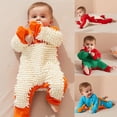 thumbnail image 1 of RTKFRFLM Baby Mop Romper Cotton Cleaning Jumpsuit for Crawling and Toddlers Orange 6-12 Months, 1 of 4